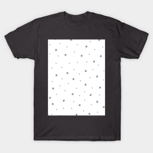 Simple snowflake pattern T-Shirt